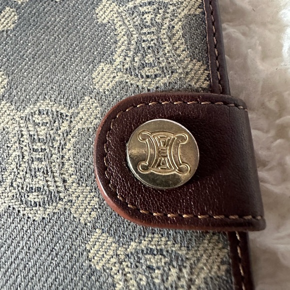 Ultra Rare Celine Denim Popularity Macadam Long Wallet Japan Exclusive - Picture 3 of 12